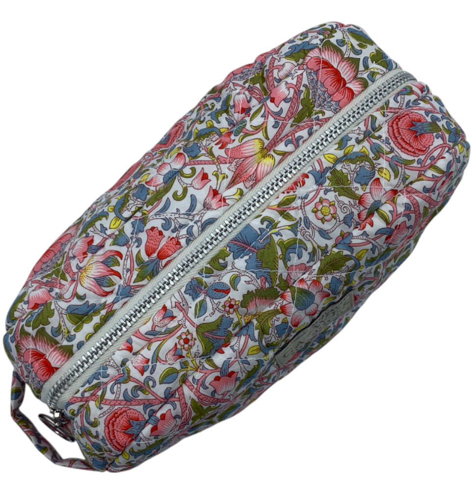 Flora Makeup taske - Liberty Lodden/ Pink