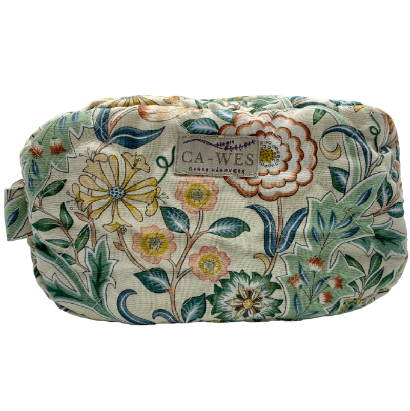 Flora Makeuptaske i William morris Wilhelmina/Ivory Front