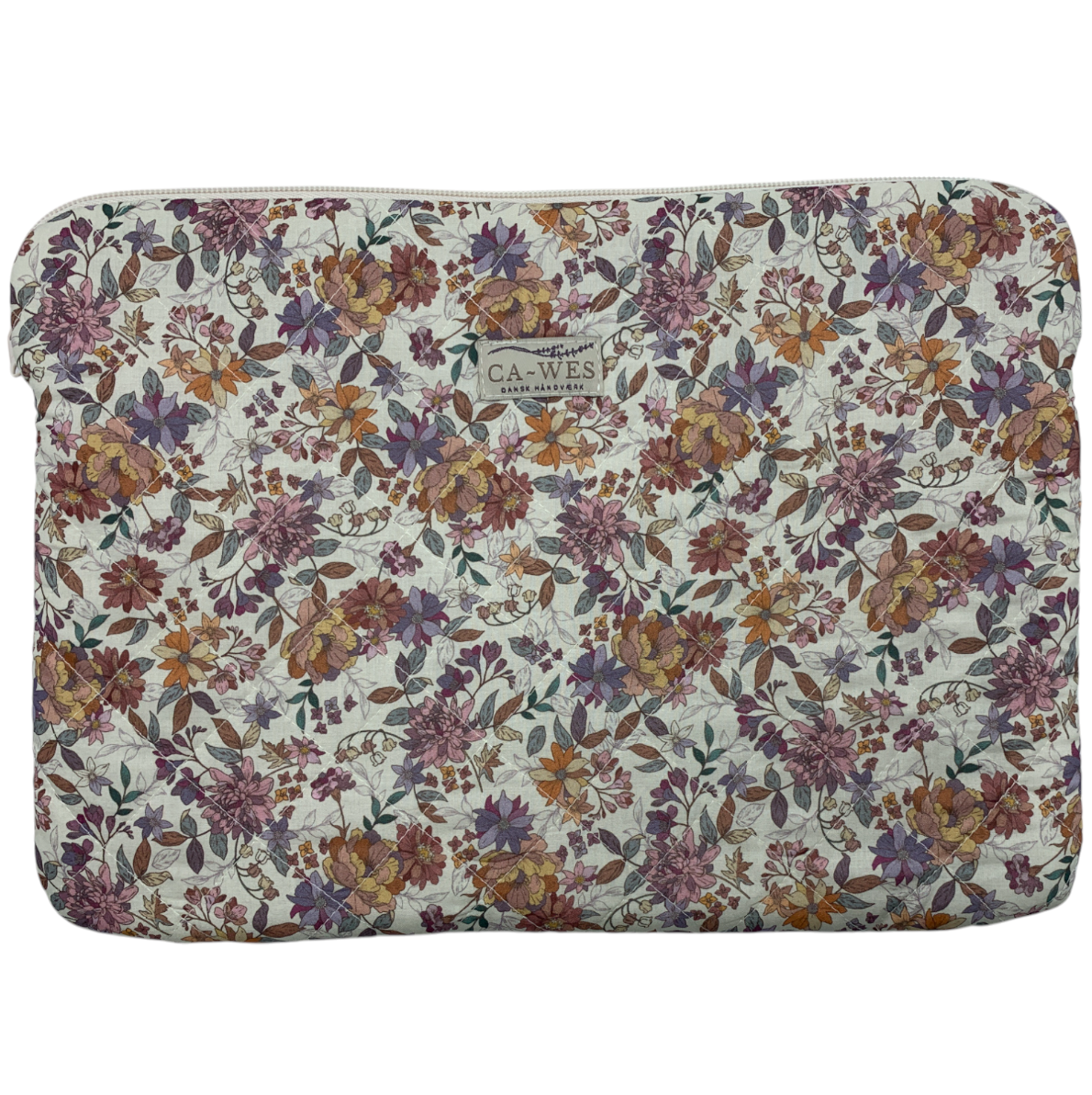 Kamille Computer Sleeve - Cotton Flower/ Puple Apricot