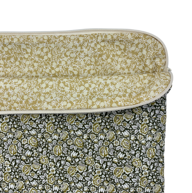 Kamille Computer Sleeve - Liberty Dinah/ Olive