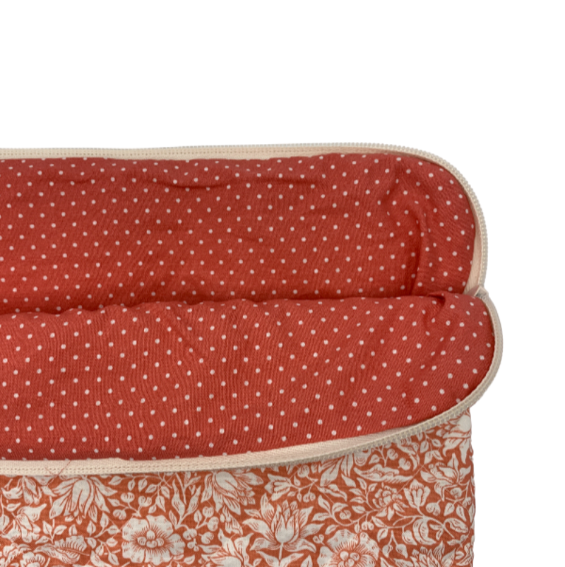 Kamille Computer Sleeve - William Morris Mallow/ Coral Foer