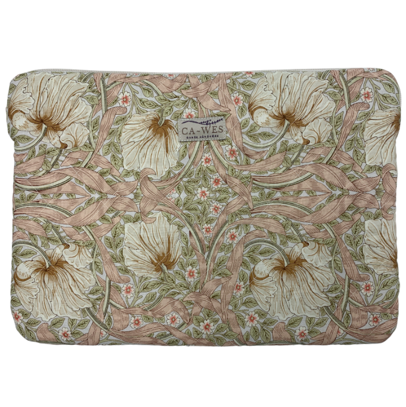 Kamille Computer Sleeve - William Morris Pimpernel/ Blush