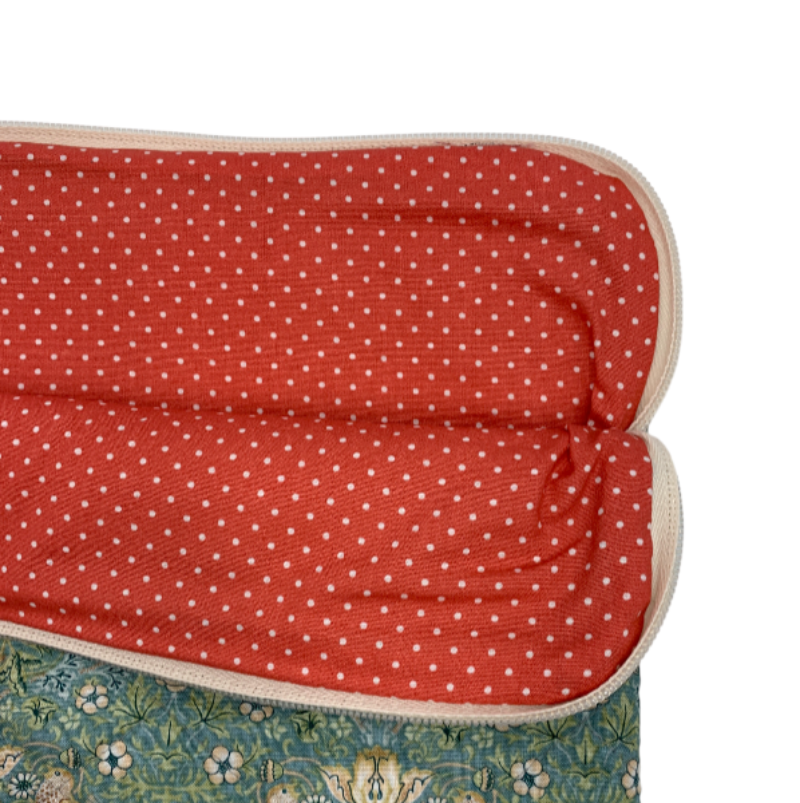 Magnolia iPad sleeve- William morris Strawberry Thief Mini/ Aqua Foer