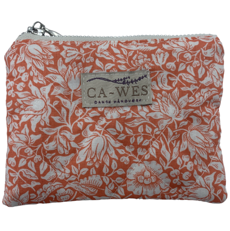 Marguerit lille pung i William Morris Mallow/ Coral
