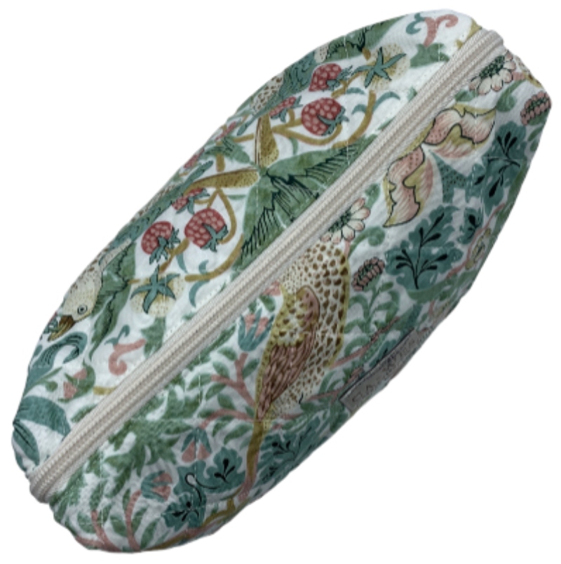 Primula Toilettaske - William Morris Strawberry Thief/ Olive Top