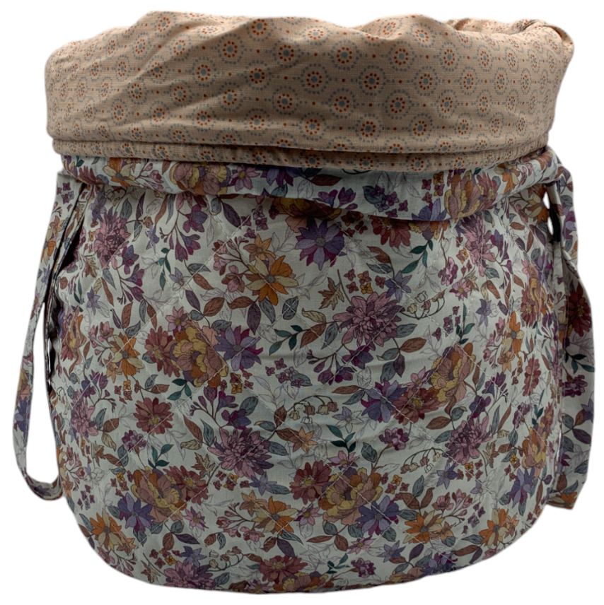 Lavendel Projekttaske - Cotton Flower/ Purple Apricot