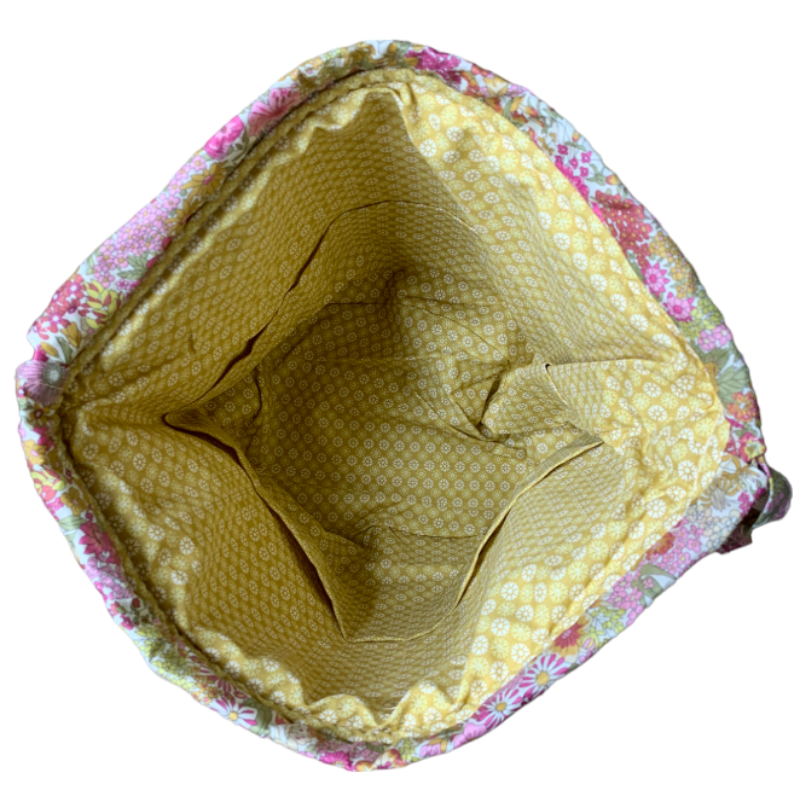 Lavendel Projekttaske - Liberty Margaret Annie/ Hibiscus