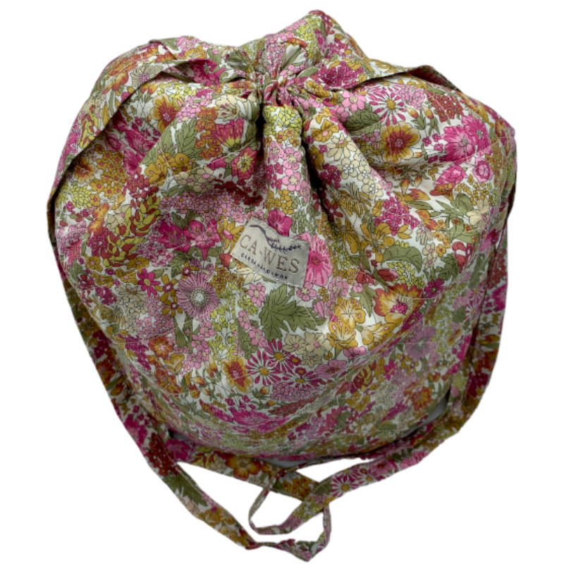 Lavendel Projekttaske - Liberty Margaret Annie/ Hibiscus