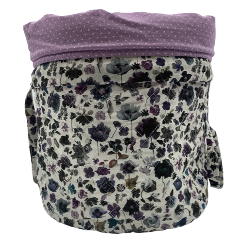 Projekttaske i Liberty Floral Edit/Grey