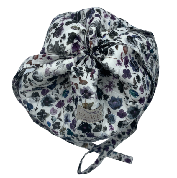 Projekttaske i Liberty Floral Edit/Grey