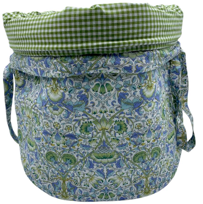 Lavendel Projekttaske - Liberty Lodden/ Green Blue