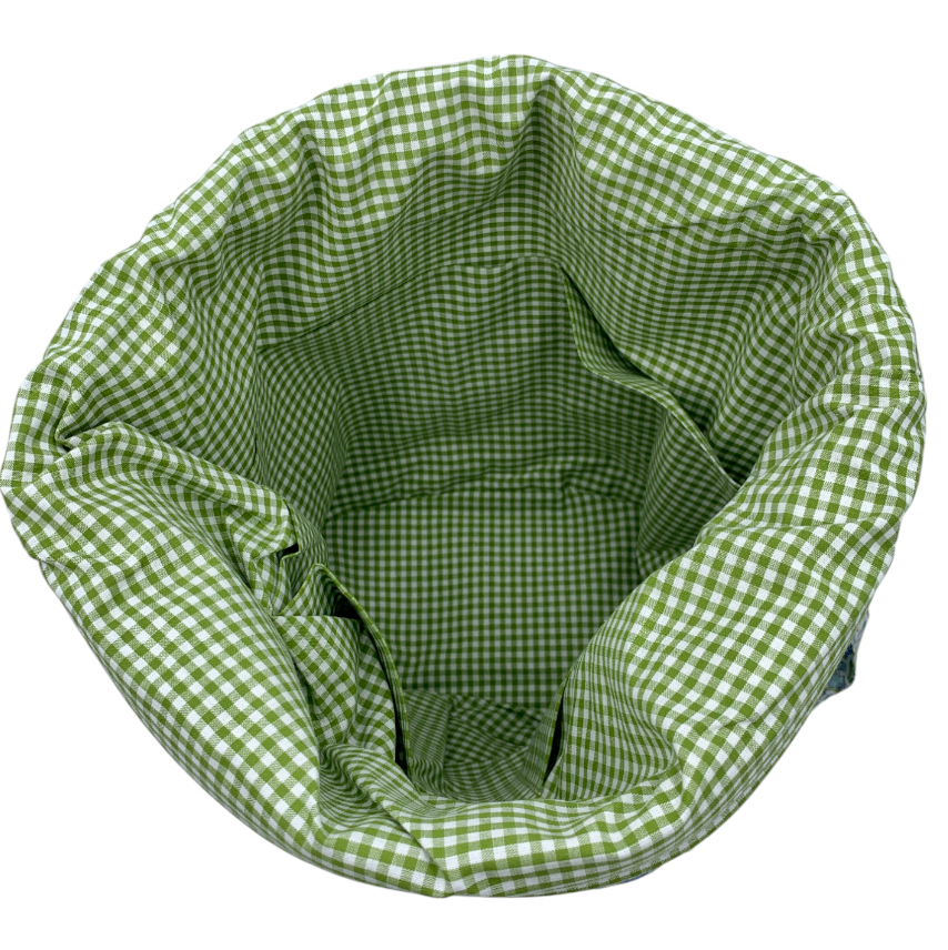 Lavendel Projekttaske - Liberty Lodden/ Green Blue