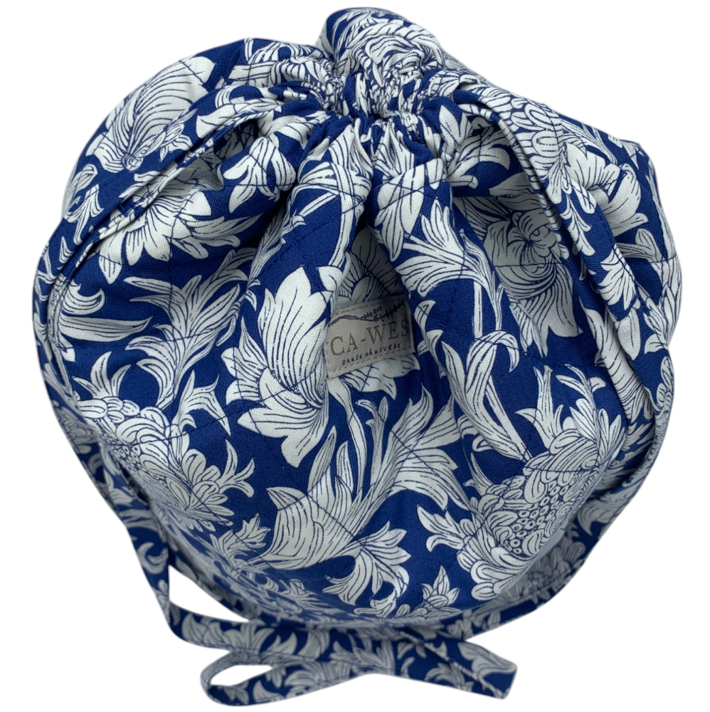 Lavendel Projekttaske - William Morris Chrysanthemum/ Tonal blue