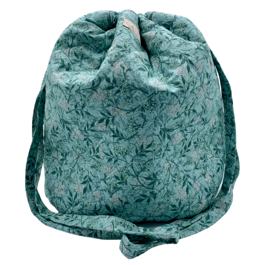 Projekttaske i William Morris Jasmin Blossom/Aqua
