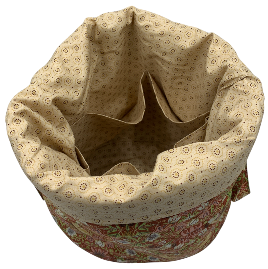 Lavendel Projekttaske - William Morris Strawberry Thief Mini/ Brick