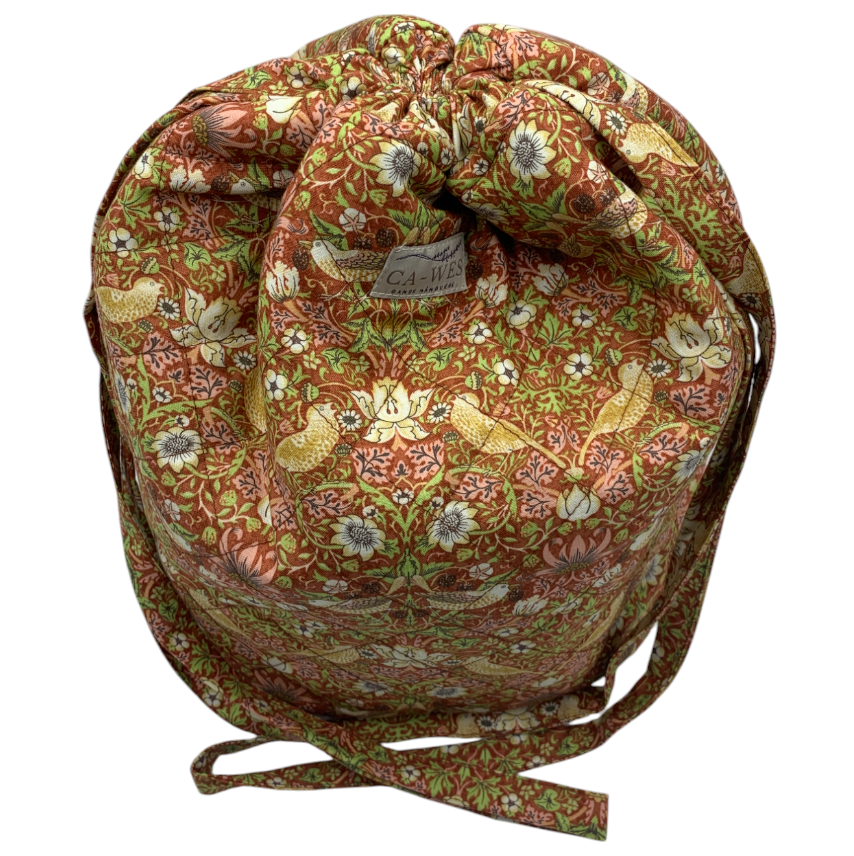 Lavendel Projekttaske - William Morris Strawberry Thief Mini/ Brick
