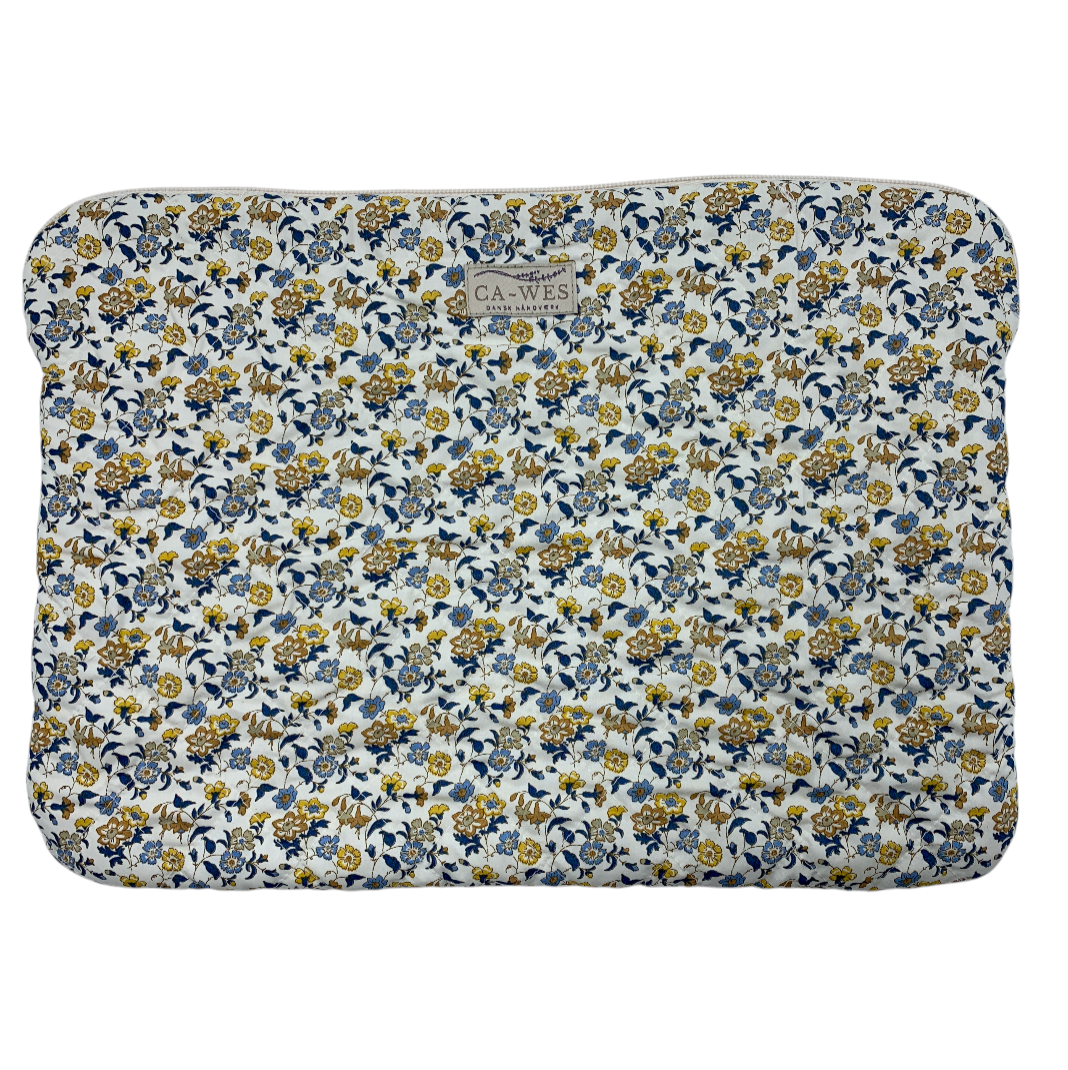 Rose Computer Sleeve - Liberty Aisha/ Yellow Blue