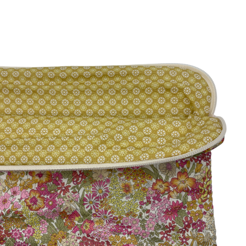 Rose Computer Sleeve - Liberty Margaret Annie/ Hibiscus