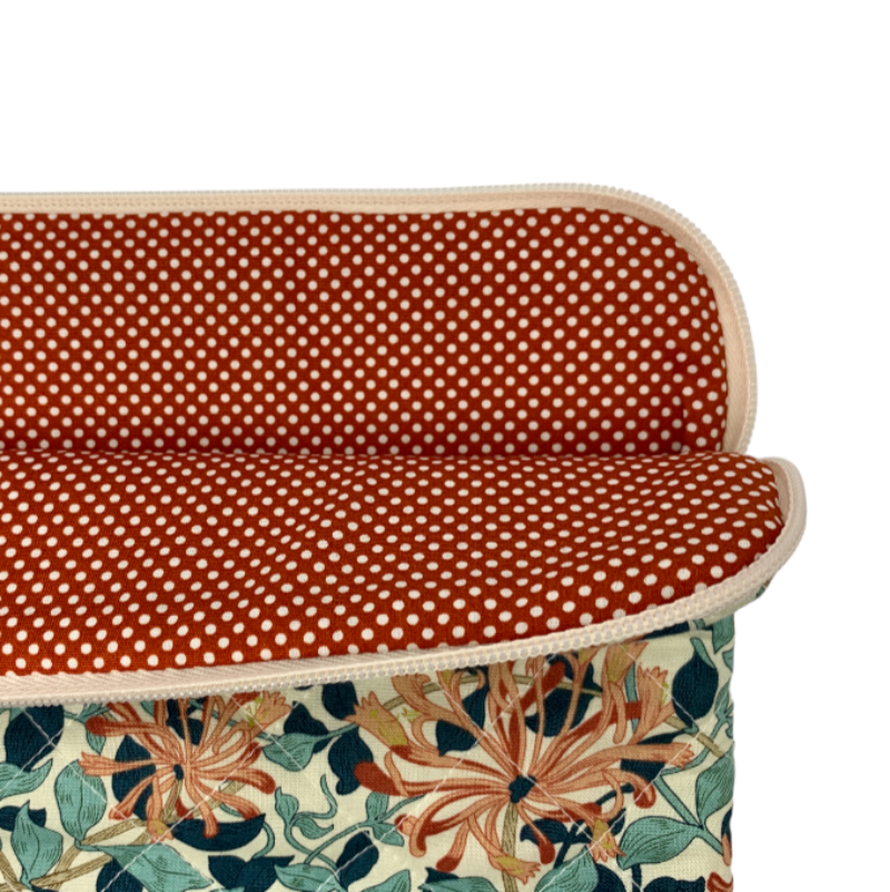 Rose Sleeve i William Morris Honeysuckle/Aqua Foer