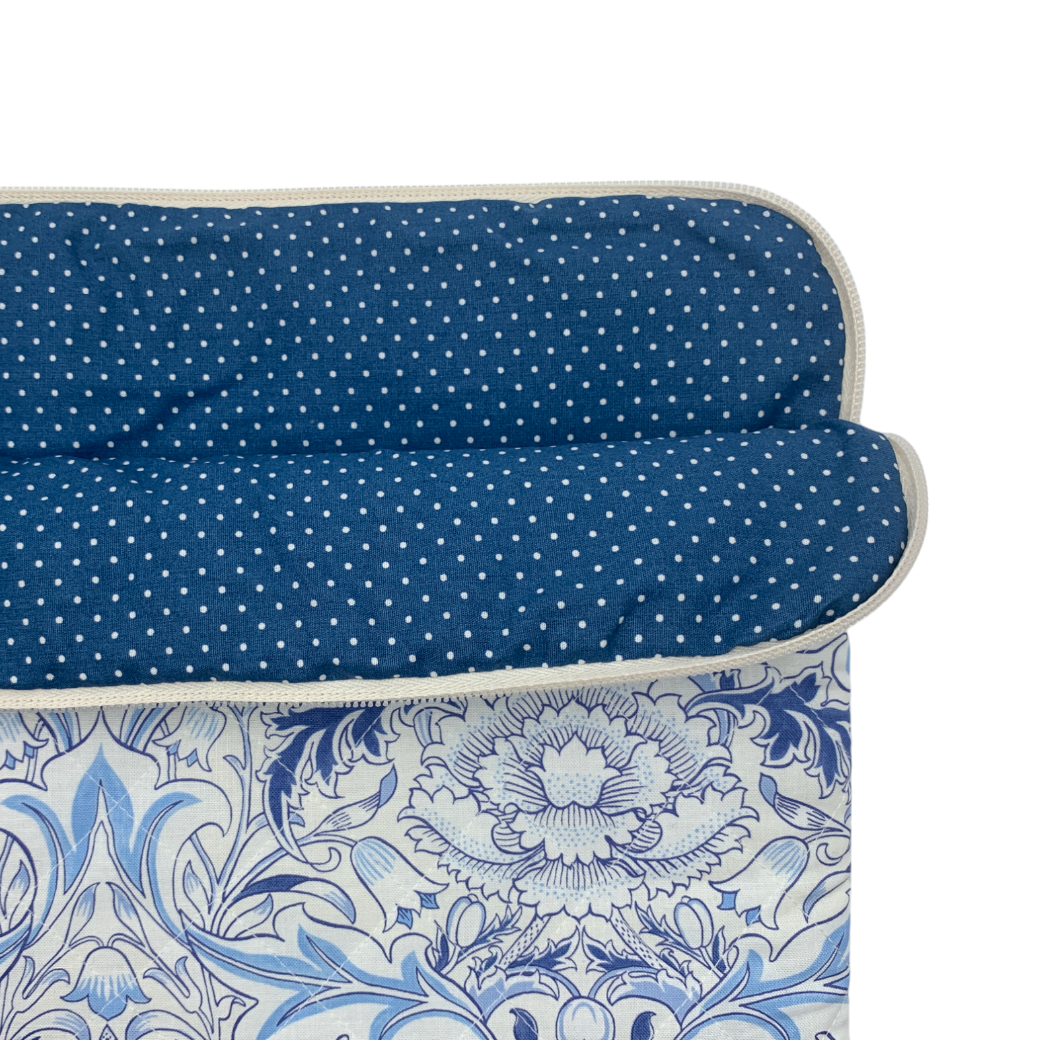 Rose Computer Sleeve - William Morris Serverne/ Blue
