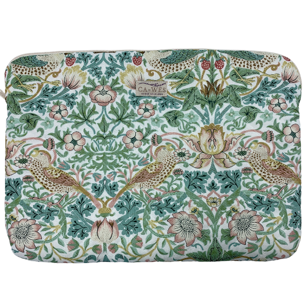 Rose Sleeve i William Morris Strawberry Thief/ Olive Front