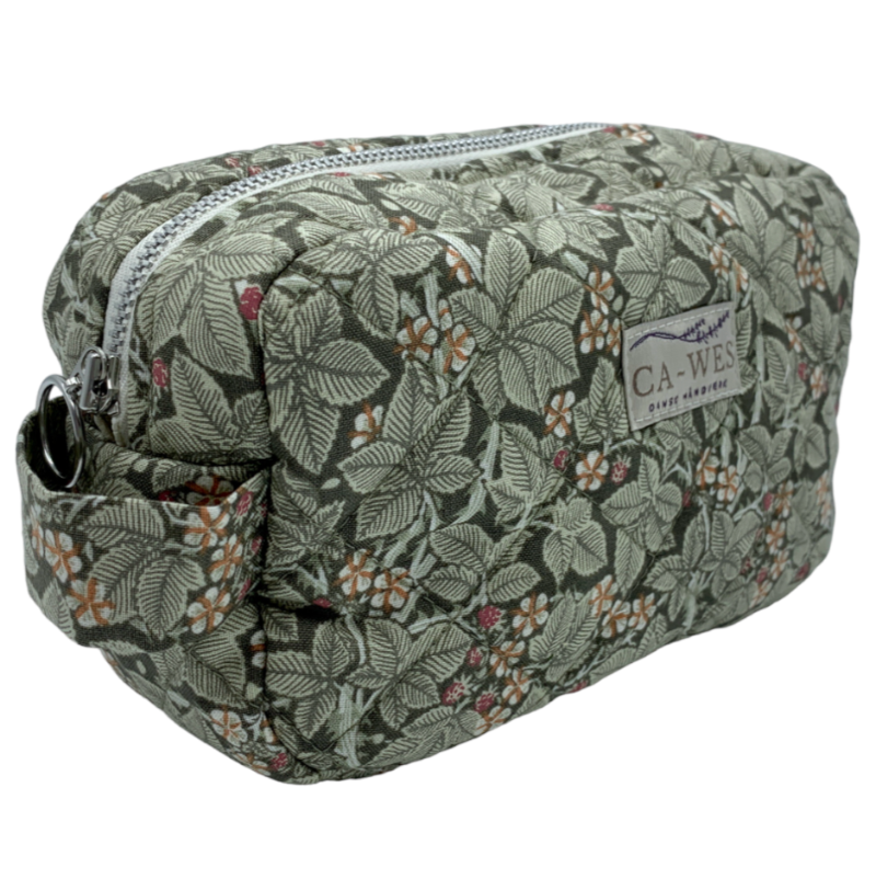 Flora makeup taske - Bramble/thyme