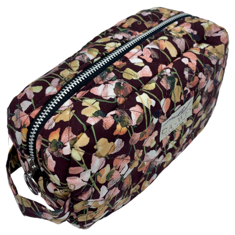 Flora Makeup taske - Liberty/ Brown Pink
