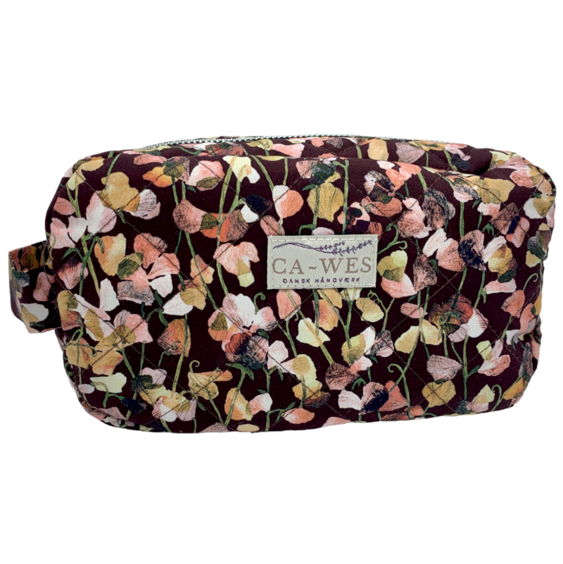 Flora Makeup taske - Liberty/ Brown Pink