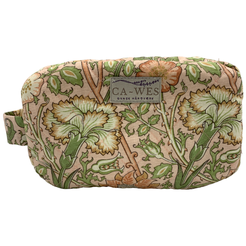Flora Makeup taske - William Morris Pink & Rose/ Blush
