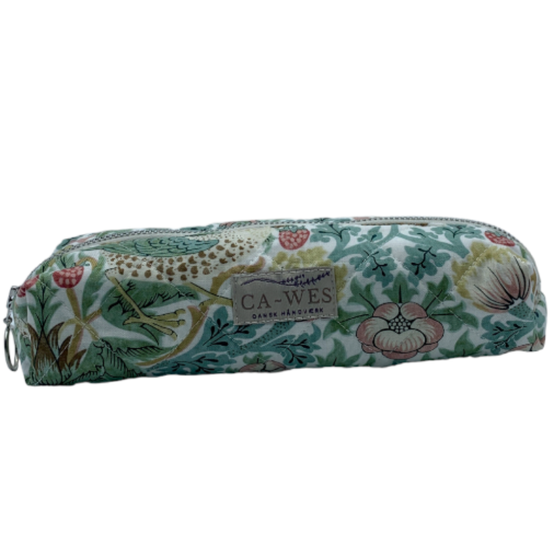 Valmue Penalhus i William Morris Strawberry Thief/ Olive Front