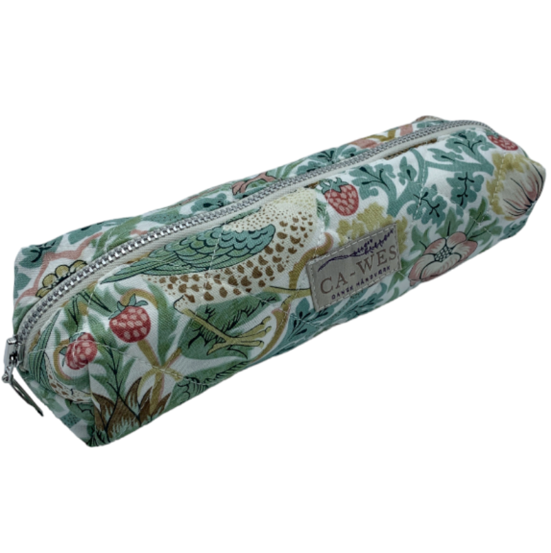 Valmue Penalhus i William Morris Strawberry Thief/ Olive Skrå Top