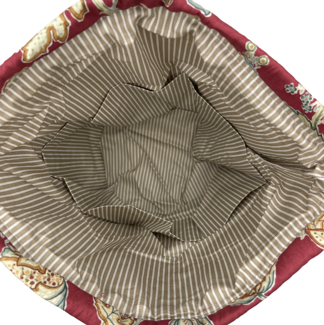 Projekttaske i William Morris stof