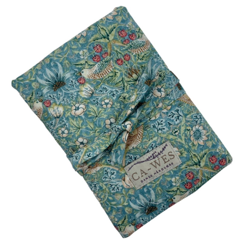 Daisy Pindeetui i William Morris Strawberry Thief Mini/Aqua Lukket