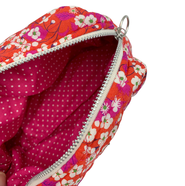 Flora Makeup Taske - Liberty Mitsi/ Red