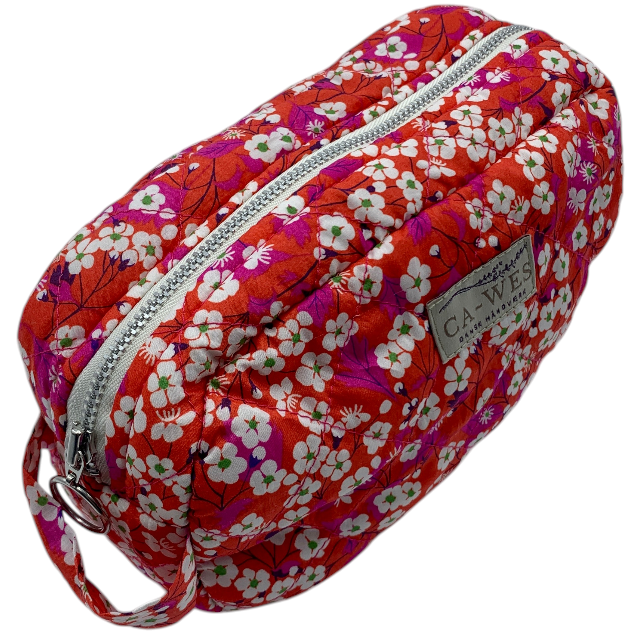 Flora Makeup Taske - Liberty Mitsi/ Red