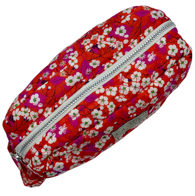 Flora Makeup Taske - Liberty Mitsi/ Red
