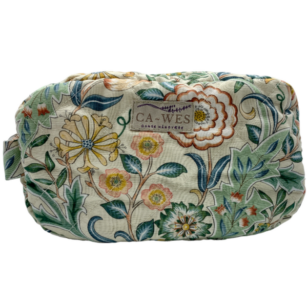 Flora Makeuptaske i William morris Wilhelmina/Ivory Front