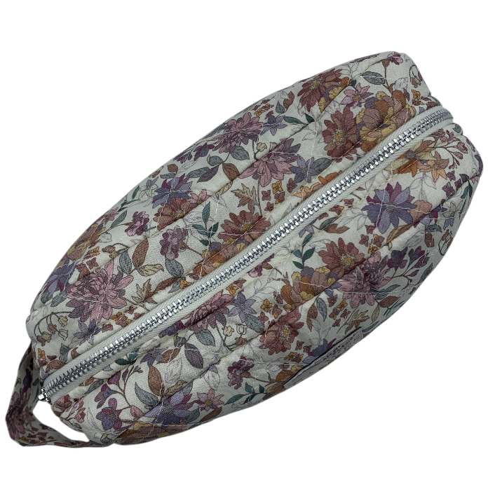 Flora Makeup taske - Cotton Flower/ Purple Apricot