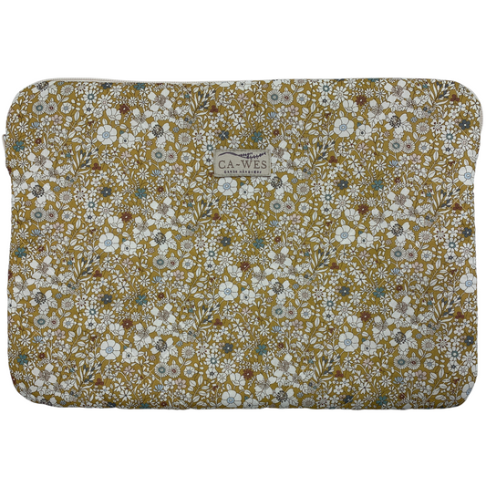 Kamille Computer Sleeve - Liberty Junes Meadow/ Okker