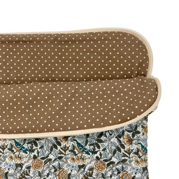 Kamille Sleeve i Liberty Strawberry tree/Brown