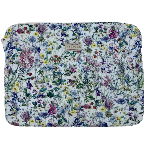 Kamille Sleeve i Liberty Wild flower/White