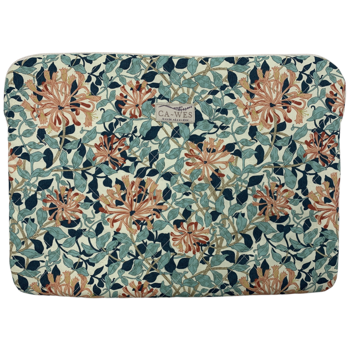 Kamille Computer Sleeve - William Morris Honeysuckle/Aqua