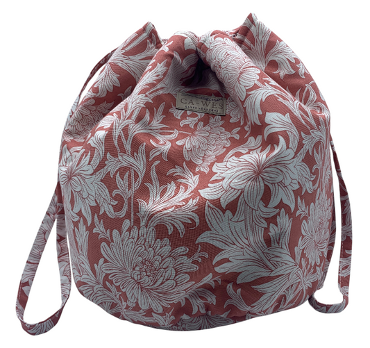 Projekttaske  Bellis - William Morris Chrysanthemum/ Terracotta