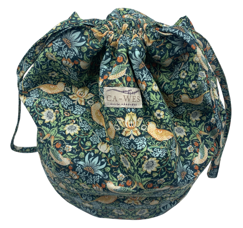 Projekttaske  Bellis - William Morris Strawberry Thief Mini/ Green
