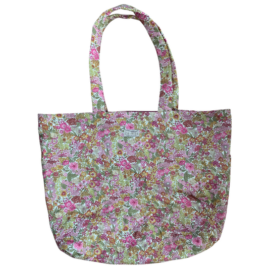 Lotus Tote bag -  Liberty Margaret Annie/ Hibiscus