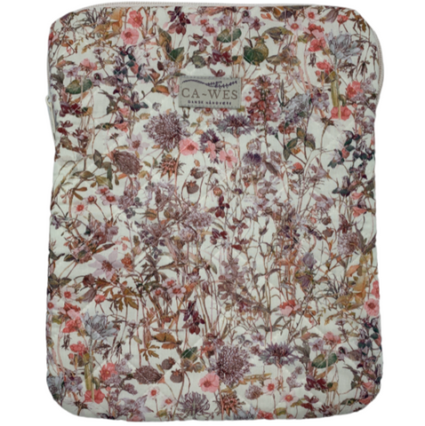 Magnolia iPad sleeve -  Liberty Wild Flowers/ Pink Front