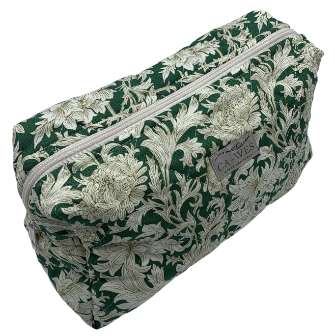 Primula Toilettaske - William Morris Chrysanthemum Toille/Forest