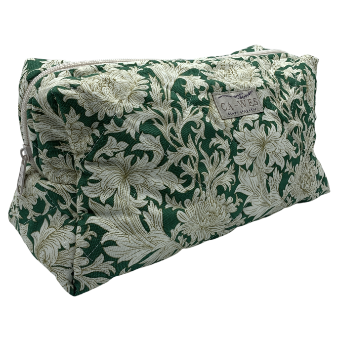Primula Toilettaske - William Morris Chrysanthemum Toille/Forest