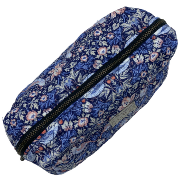 Primula Toilettaske - William Morris Strawberry Thief Mini/ Navy Top