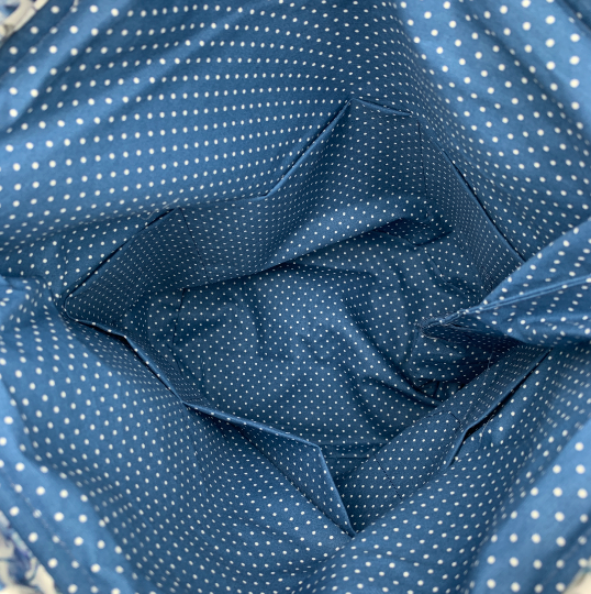 Projekttaske i Liberty Poets Meadow/Blue White
